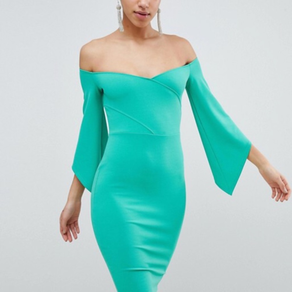 Club L Bardot Pencil Dress